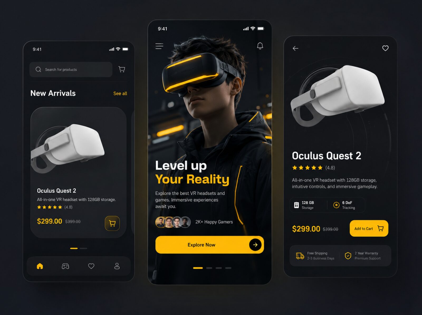 FlowMate — Mobile App Interface Design